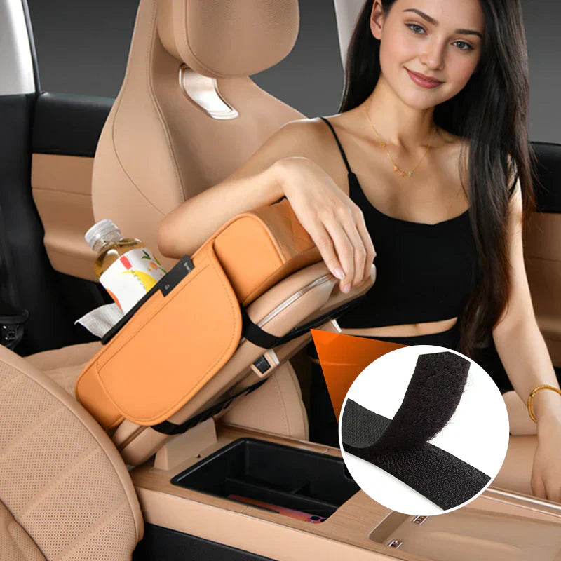 Multifunctional PU Leather Car Armrest Box Mat